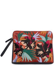 Hibuiscus Floral Safari Clutch by Lizzie Fortunato