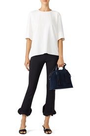 Circle Ruffled Hemline Pants by Opening Ceremony