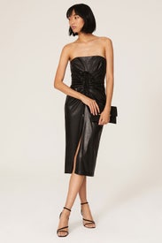 Spina Faux Leather Dress by Rachel Comey
