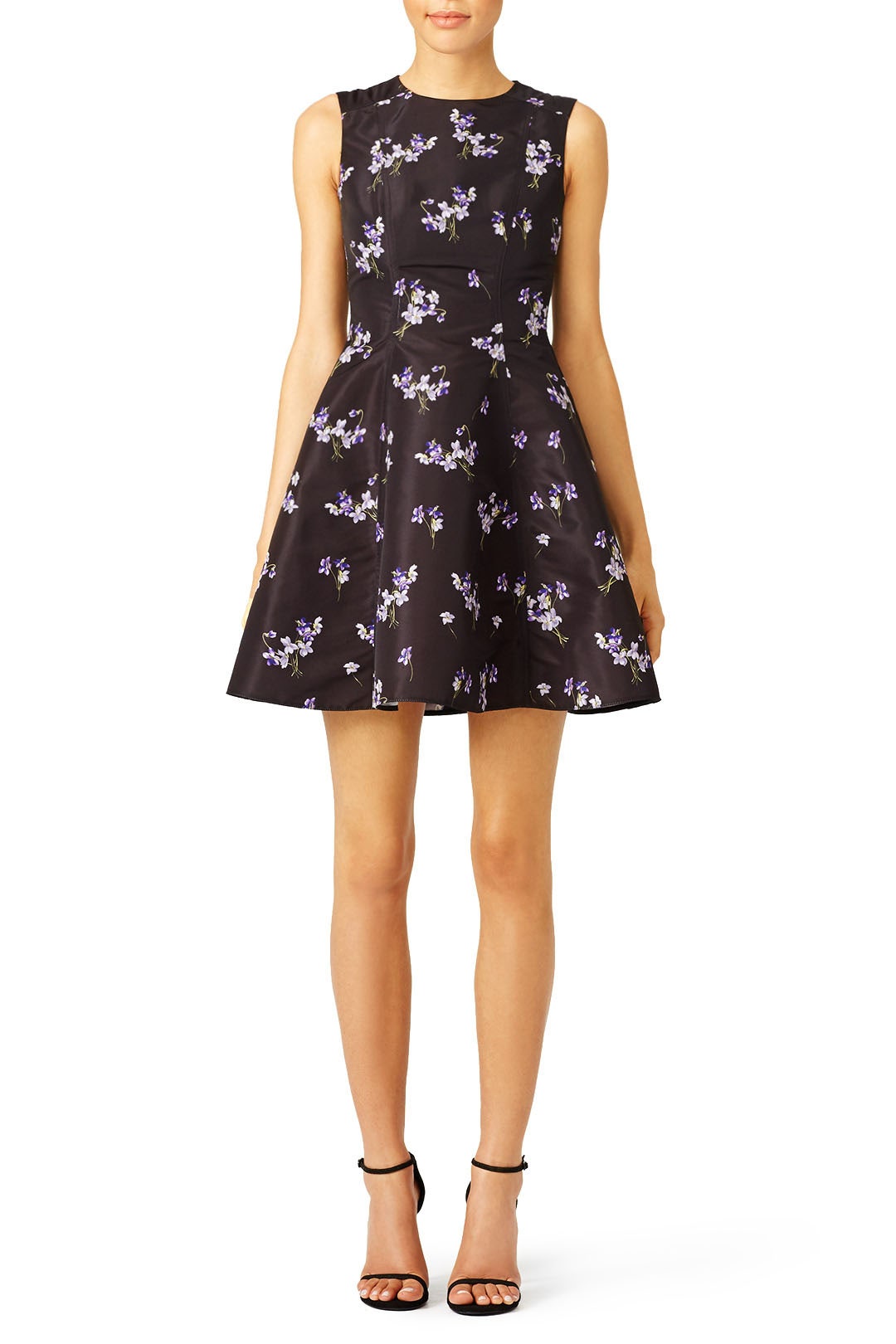 Black Wild Flower Dress by RED Valentino 0