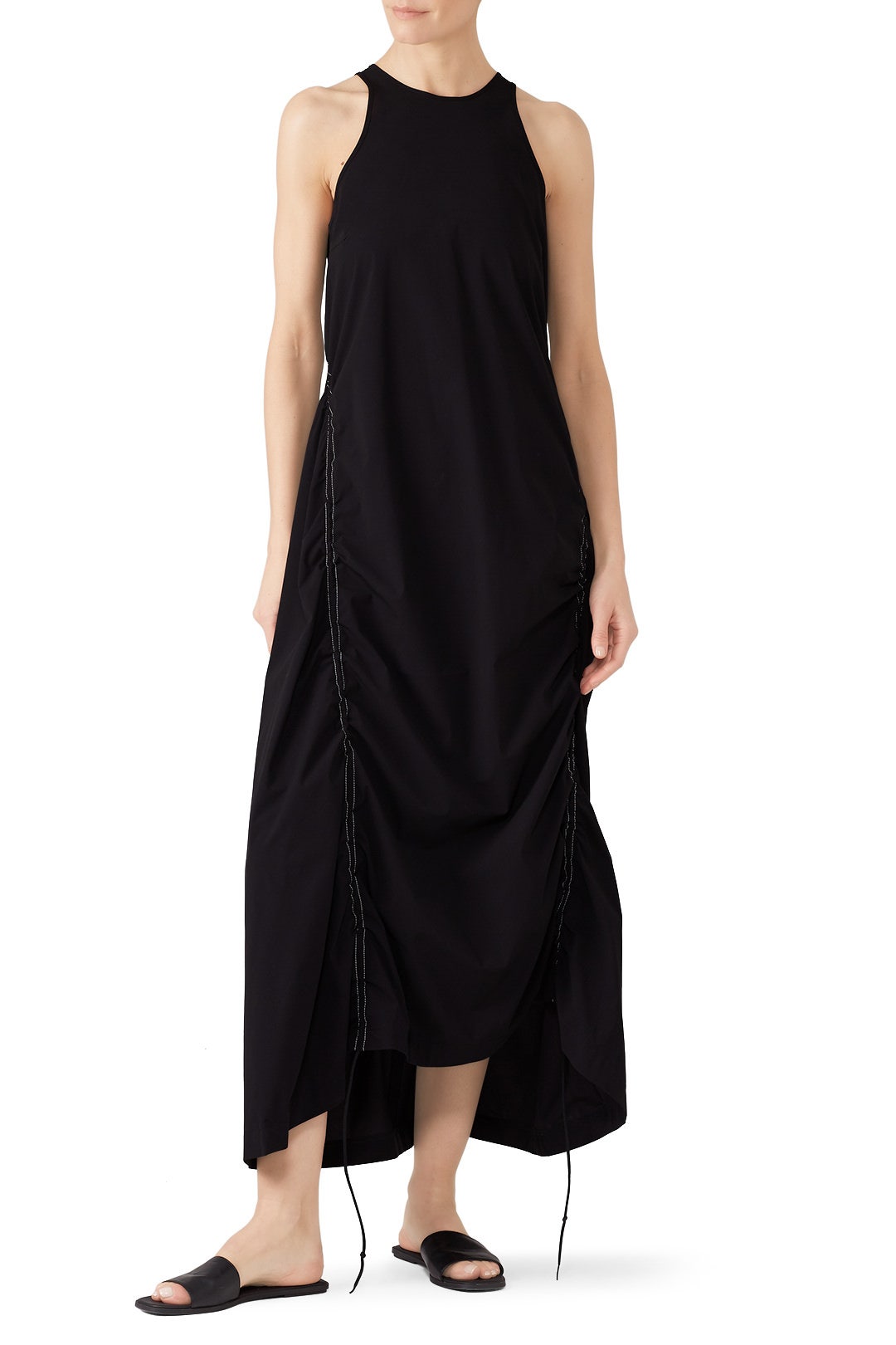 Black Ruched Dress by Y-3 0