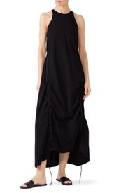 Black Ruched Dress by Y-3