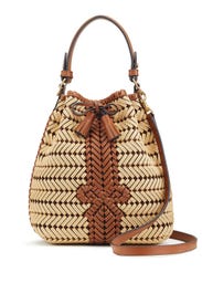 Natural Neeson Drawstring Bag by Anya Hindmarch