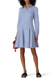 Blue Striped Shirtdress by Derek Lam 10 Crosby x RTR