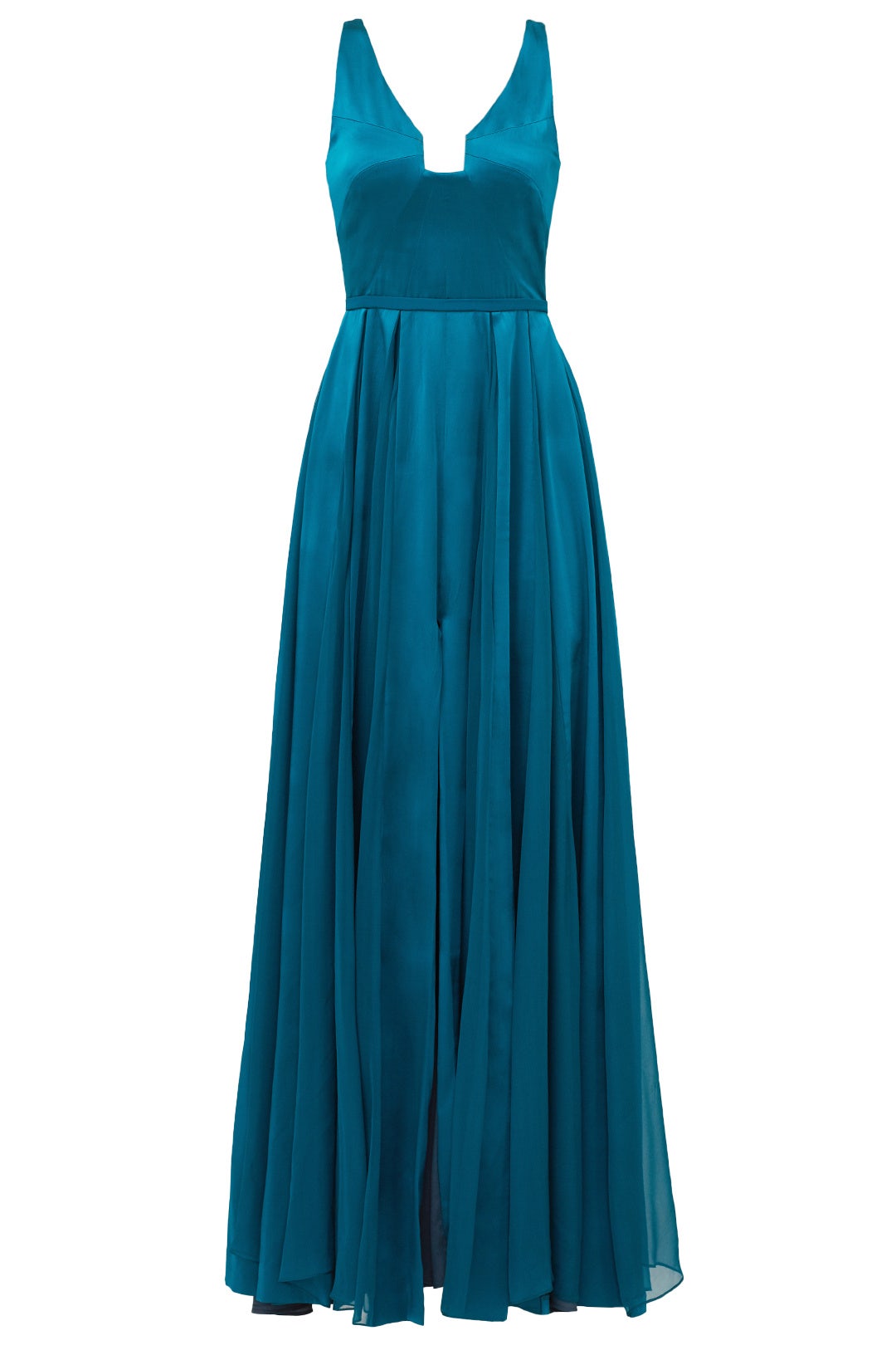 Teal Twirl Gown by HALSTON 0