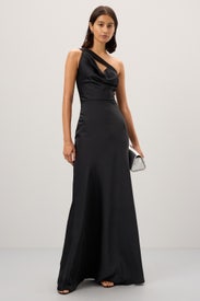 Bias Asymmetrical Gown by Hervé Léger