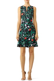 Jardin Tile Jacquard Dress by kate spade new york