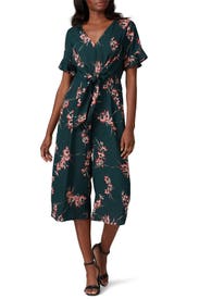 Green Floral Jumpsuit by Louna