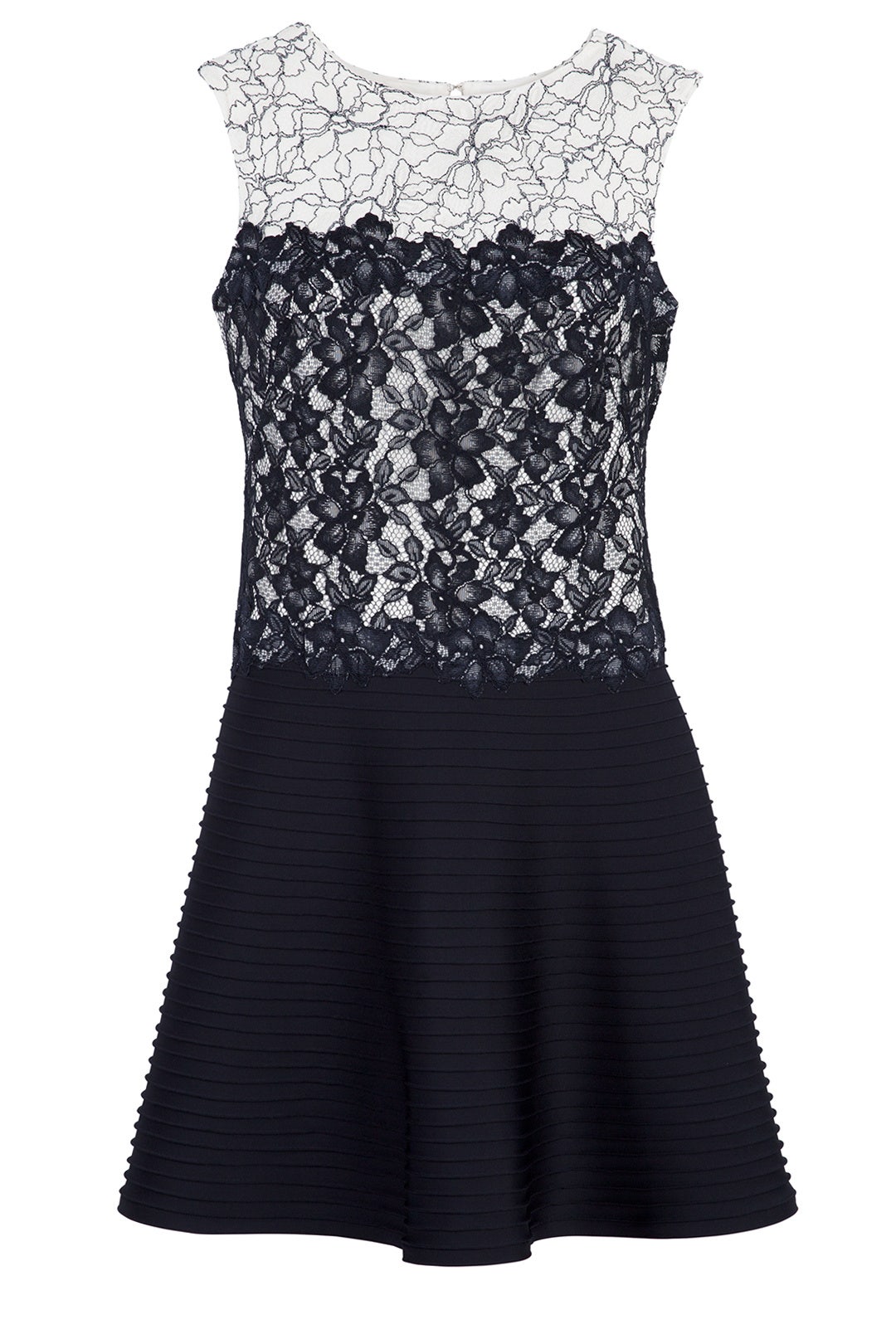 Navy Notes Dress by Tadashi Shoji 0