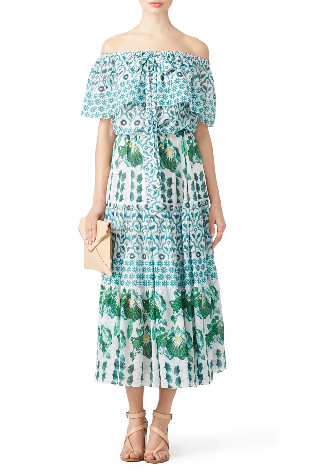Midi Florrie Chiffon Dress by Temperley London 0