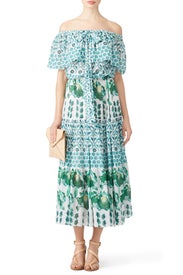 Midi Florrie Chiffon Dress by Temperley London