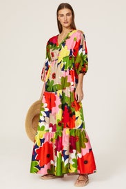Yucca Floral Dress by Trina Turk