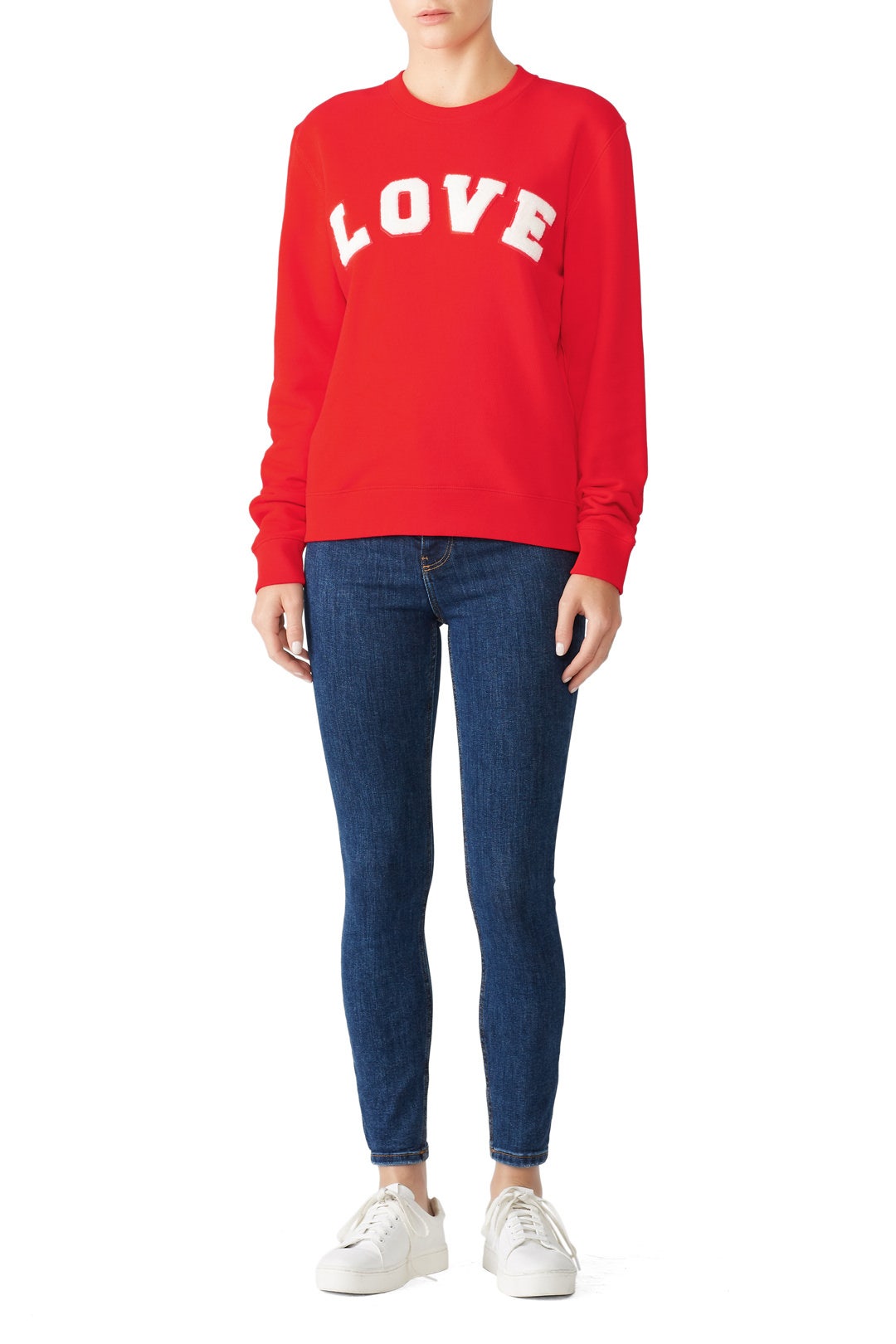 Red Love Sweatshirt by Tory Sport 0