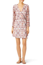 Stained Glass Wrap Dress by Waverly Grey