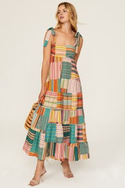 Sloane Tiered Midi Dress by ALÉMAIS