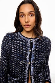 Blue Knit Cardigan by ba&sh