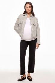 Remi Straight Ankle Maternity Jeans by Hudson