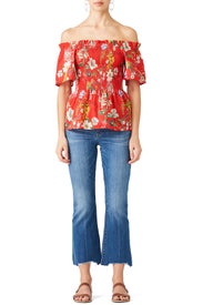 Floral Penn Blouse by Parker