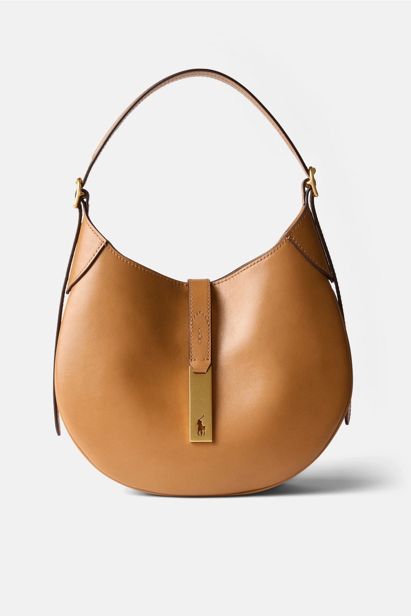 Polo ID Leather Small Shoulder Bag by Polo Ralph Lauren Accessories - Photo 0