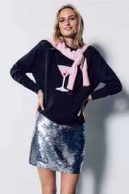 Cosmo Mockneck Sweater by Rachel Antonoff