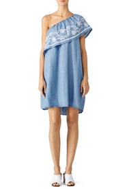 Blue Rita Dress by Rebecca Minkoff