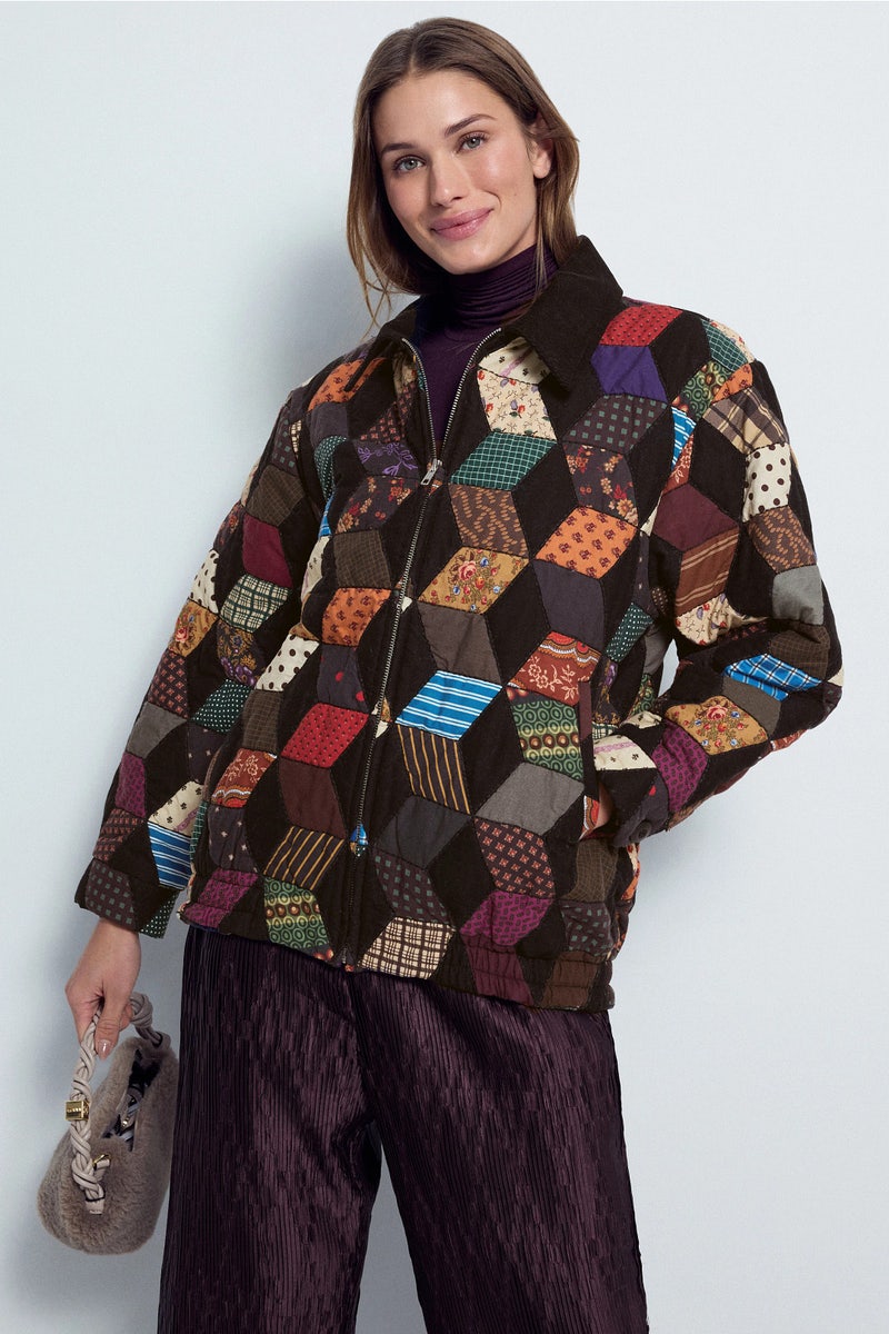 Cressida Quilt Bomber Jacket by Sea New York - Photo 0
