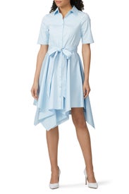 Sky Blue Shirt Dress by Badgley Mischka