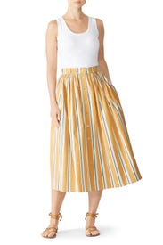 Olivio Striped Skirt by Brock Collection