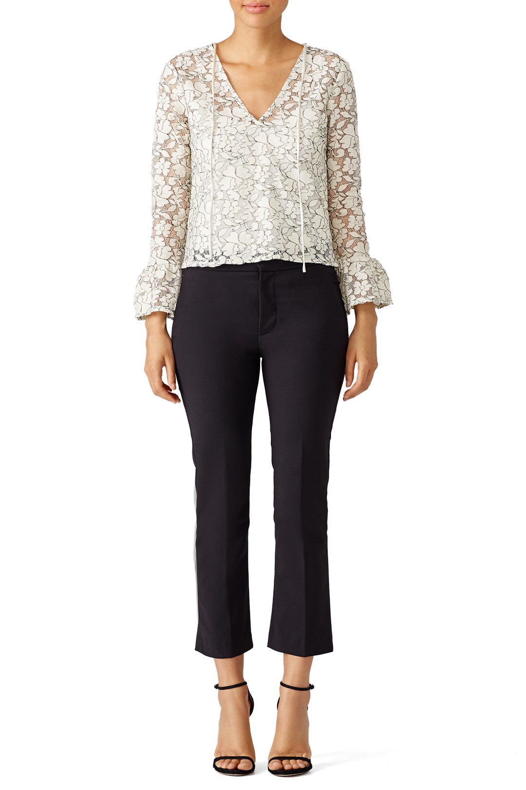 Ivory All Over Lace Top by Endless Rose 0