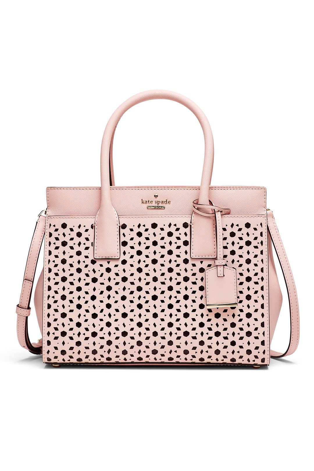 Perforated Pink Candace Satchel by kate spade new york accessories