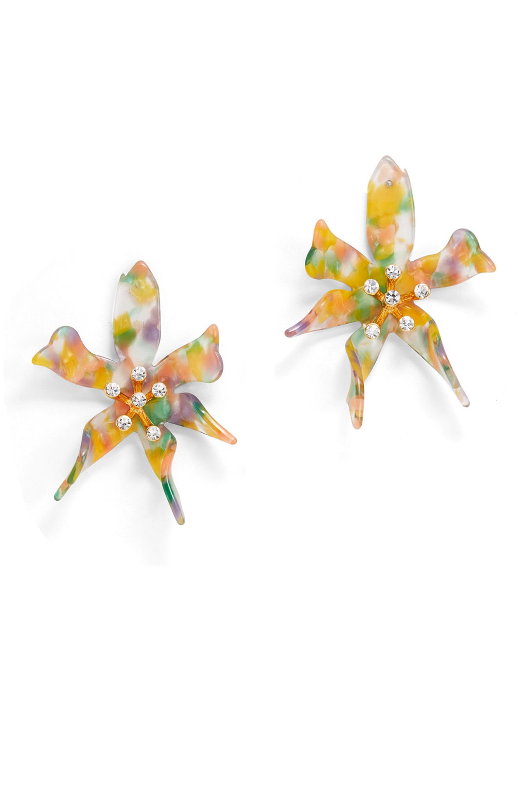 Pastel Water Lily Earrings by Lele Sadoughi 0