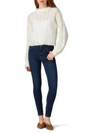 Dark Blue High Rise Super Skinny Jeans by Levi's