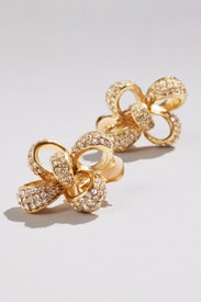 Clover Stud Earrings by Oscar de la Renta