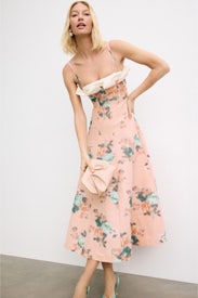 Floral Taffeta Dress by Philosophy di Lorenzo Serafini