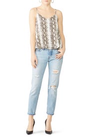 Snakeskin Tank Top by Slate & Willow