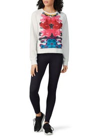 Printed Placement Sweatshirt by Terez