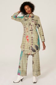 Sangoma Shirtdress by Thebe Magugu