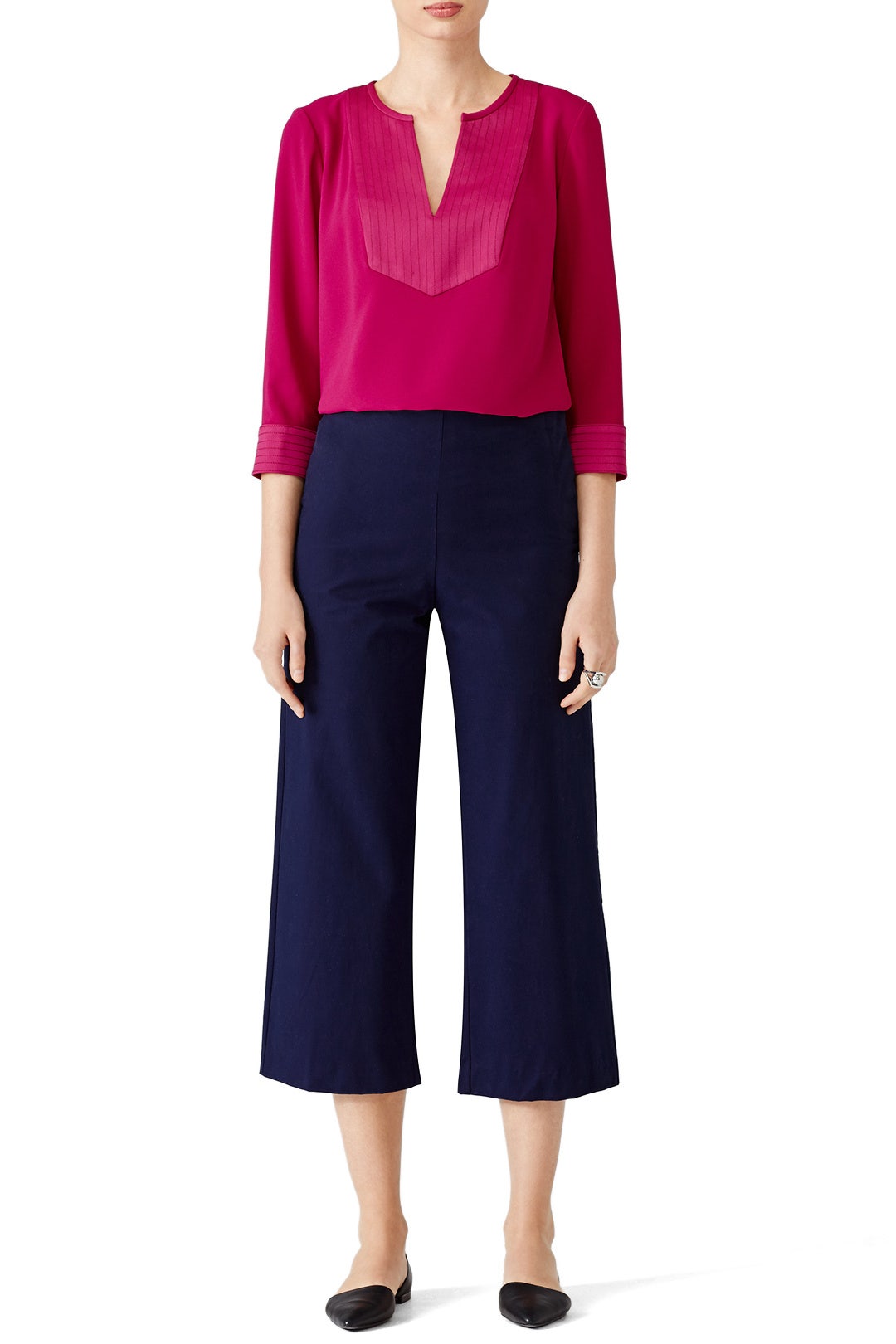 Berry Upbeat Top by Trina Turk 0