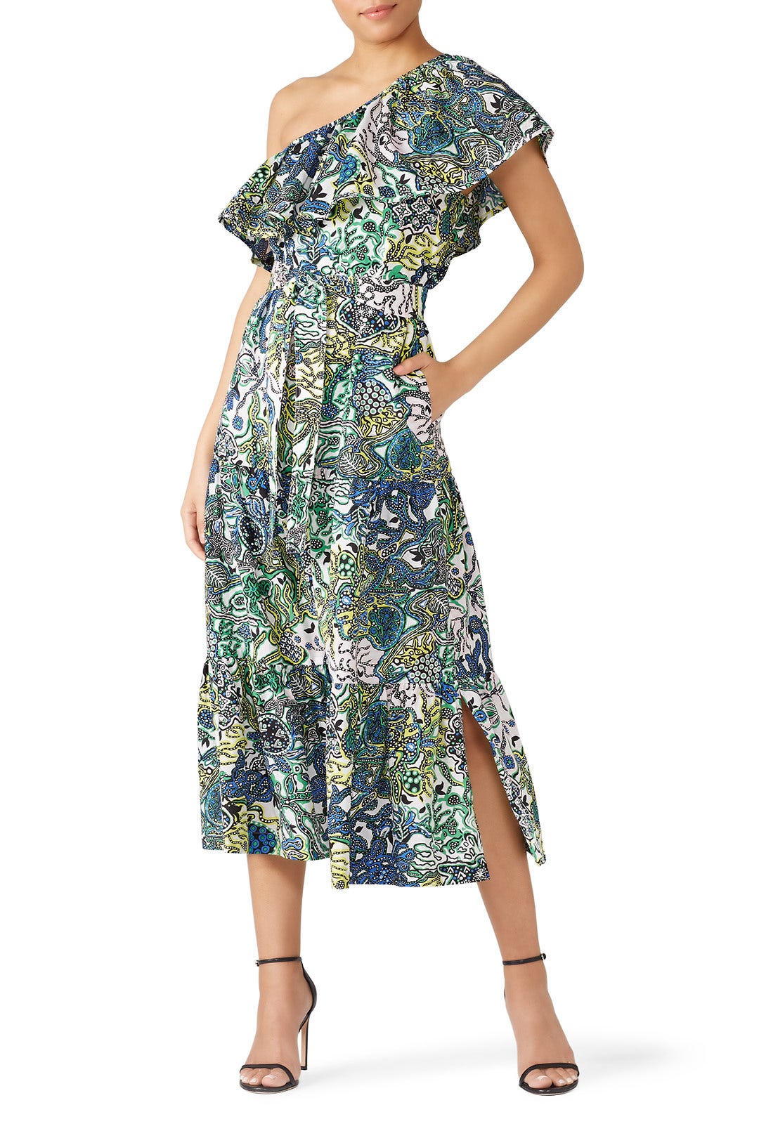 One Shoulder Naomi Dress by A.L.C. 0