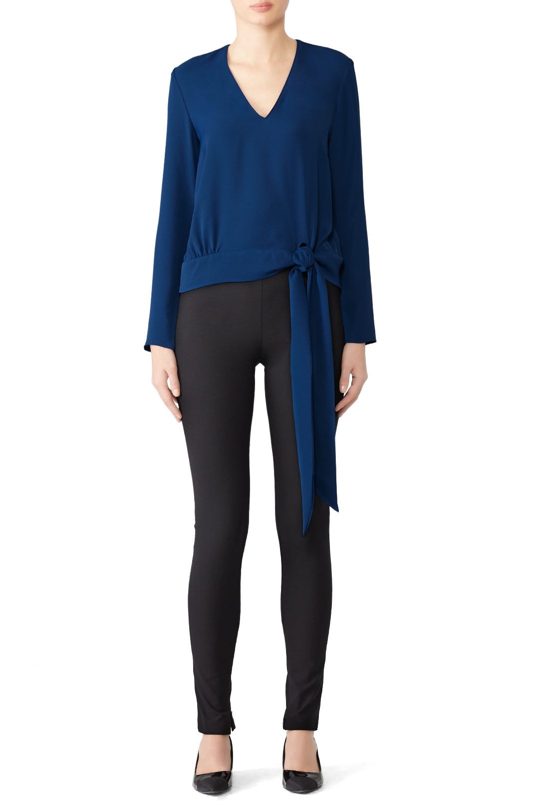 Navy Leila Top by Amanda Uprichard 0