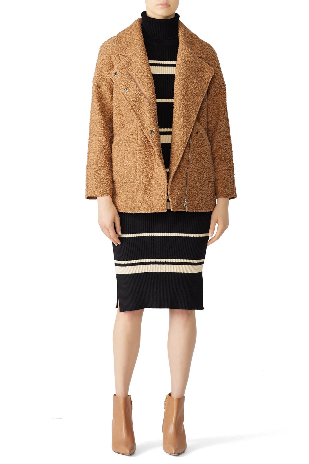 Faux Shearling World Tour Coat by C/MEO COLLECTIVE 0