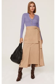 Purple Henley by Derek Lam 10 Crosby x RTR