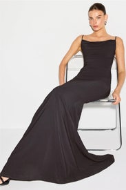 Eliana Cowl Neck Gown by Dress The Population