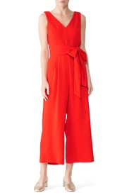 Wrap Tie Jumpsuit by J.Crew