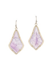 Amethyst Alex Earrings by Kendra Scott