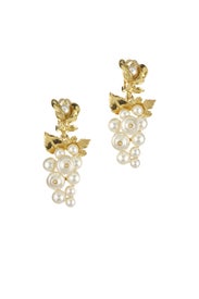 Baroque Pearl Earrings by Oscar de la Renta