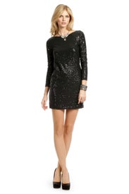 Black Zepplin Mini Shift by Tibi