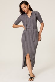 Evian Wide Rib Skirt by Theory