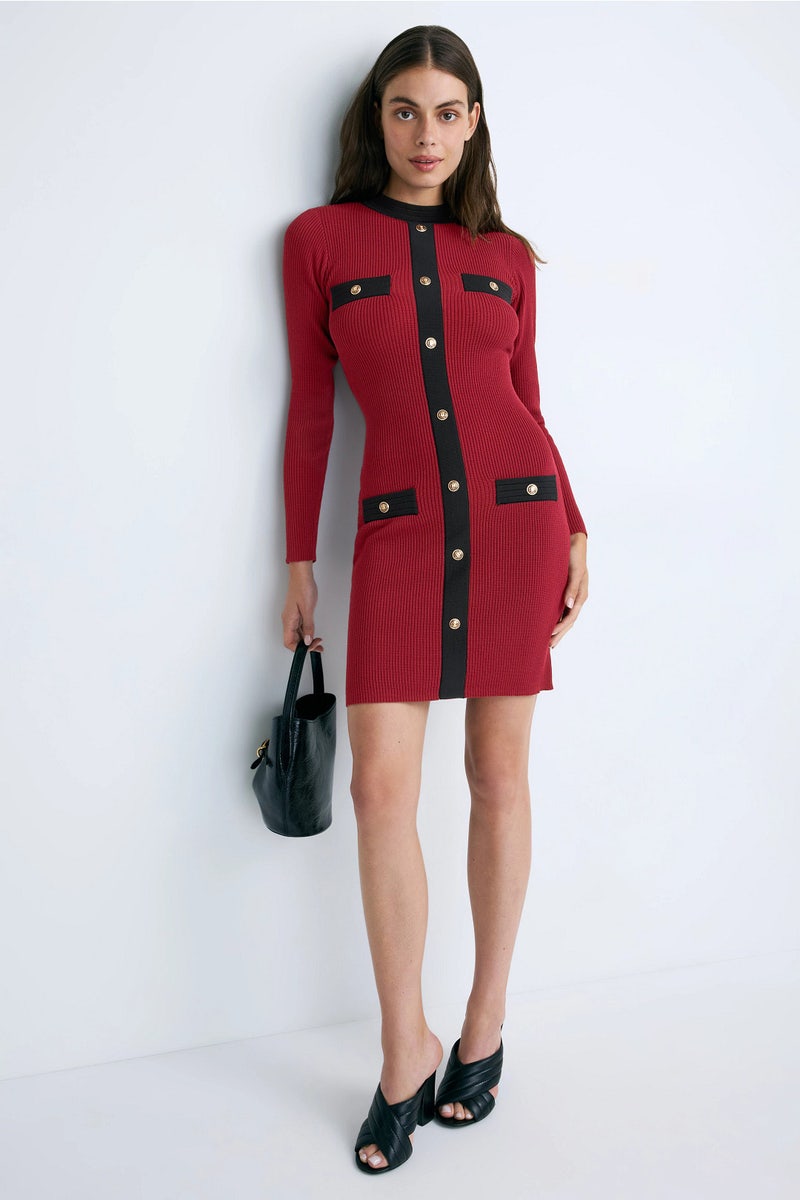 Juniper Crewneck Fully Knit Dress by Alexia Admor - Photo 0