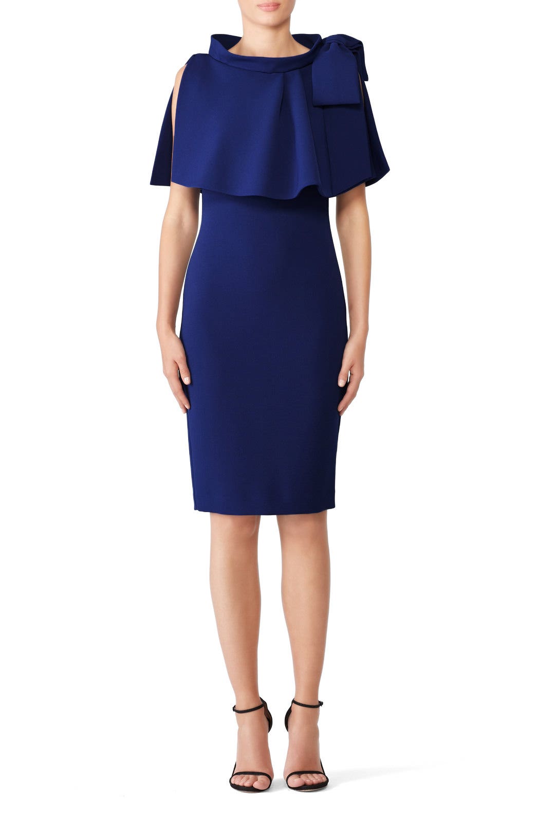 Sapphire Capelet Sheath by Badgley Mischka 0